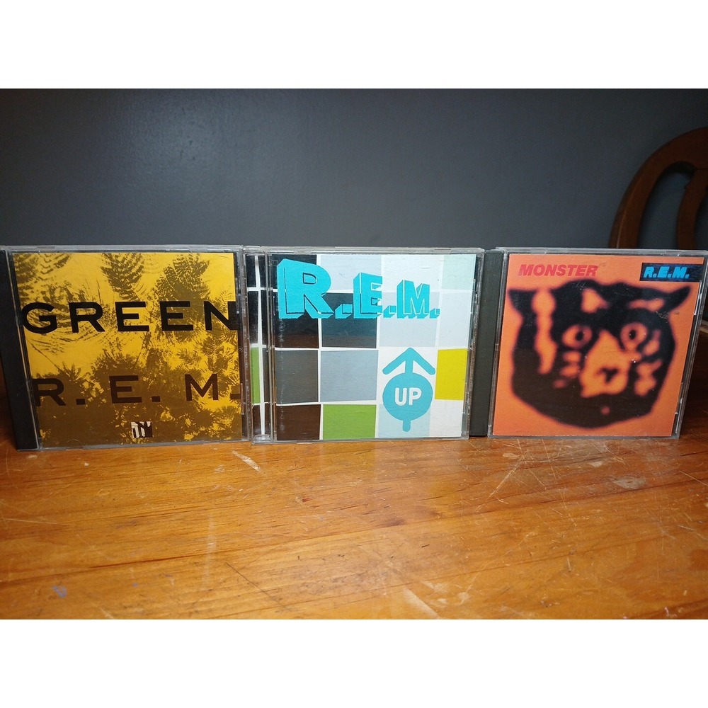 REM Vintage Lot Of 3 CDs:‎ GREEN , UP & MONSTER Lot